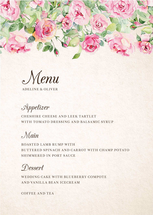 Good SpringMenu Cards by Inggrid H.