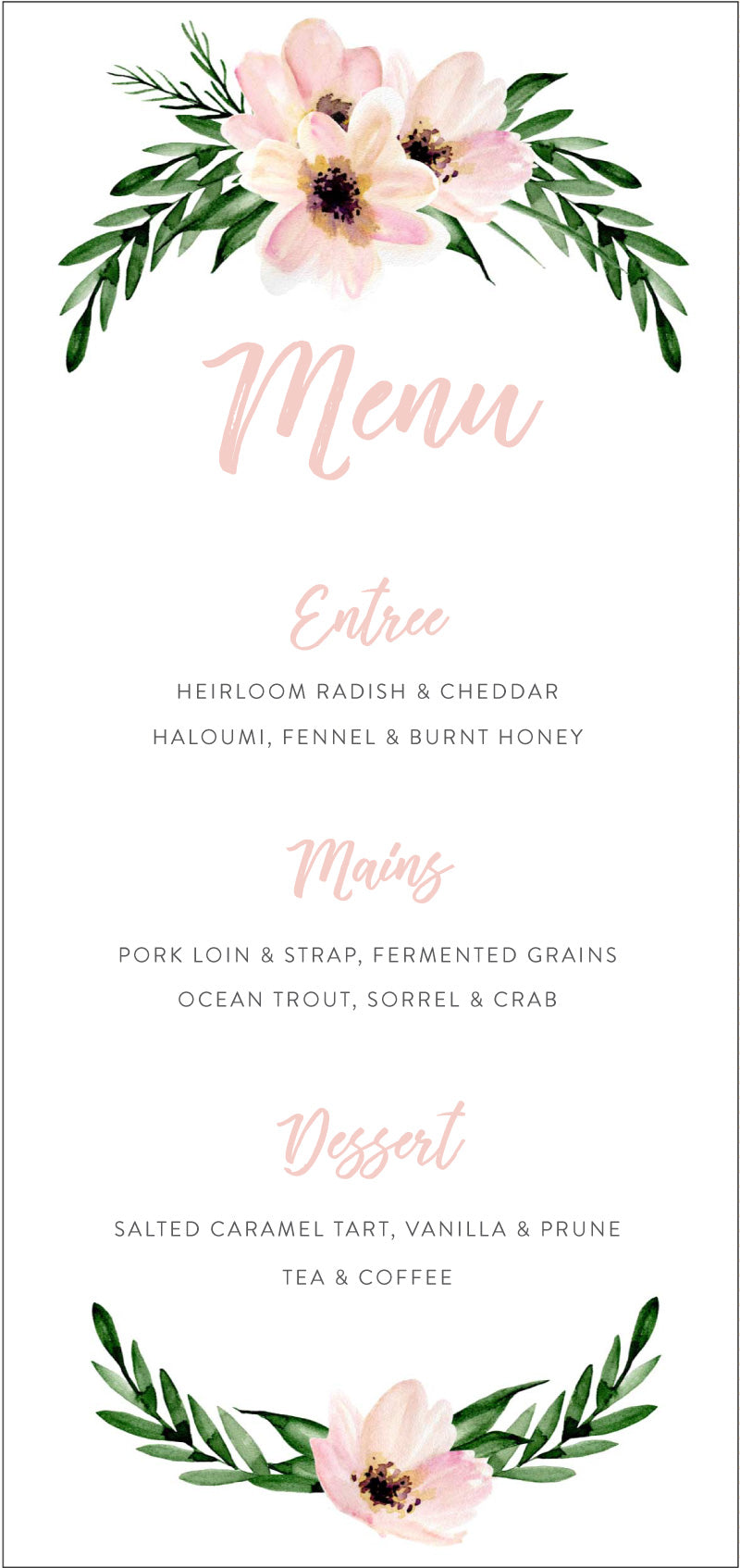 Hens PartyMenu Cards by Amelia S.