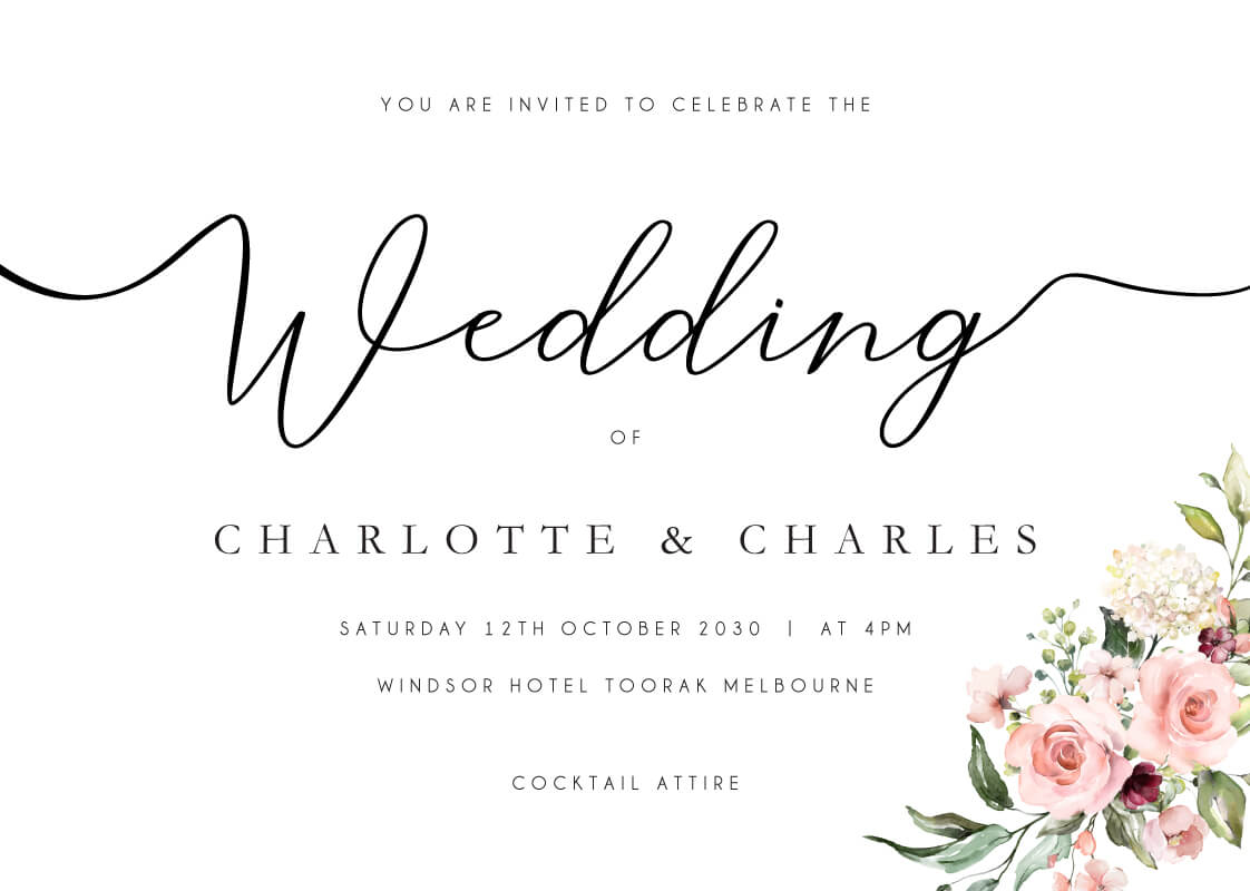 Burnt Butter Cakes Wedding Invitations by Burnt Butter