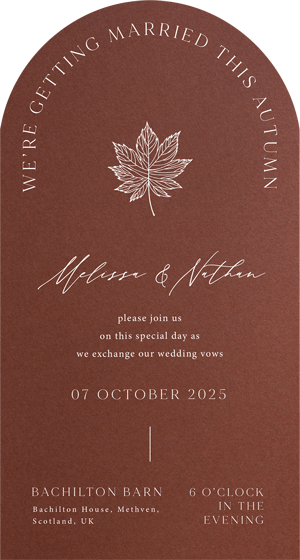 Mid Autumn Wedding Invitations by Yunita Y.