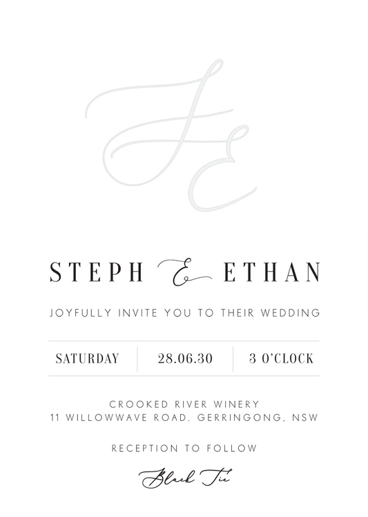 Milieu Wedding Invitations by Jamie L.