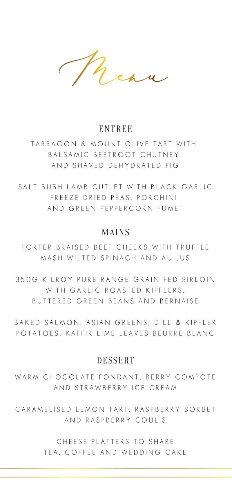 MilieuMenu Cards by Jamie L.