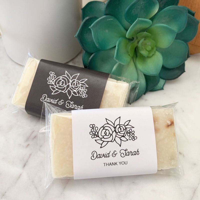 Mini Soap Favors - Floral (Set of 5)