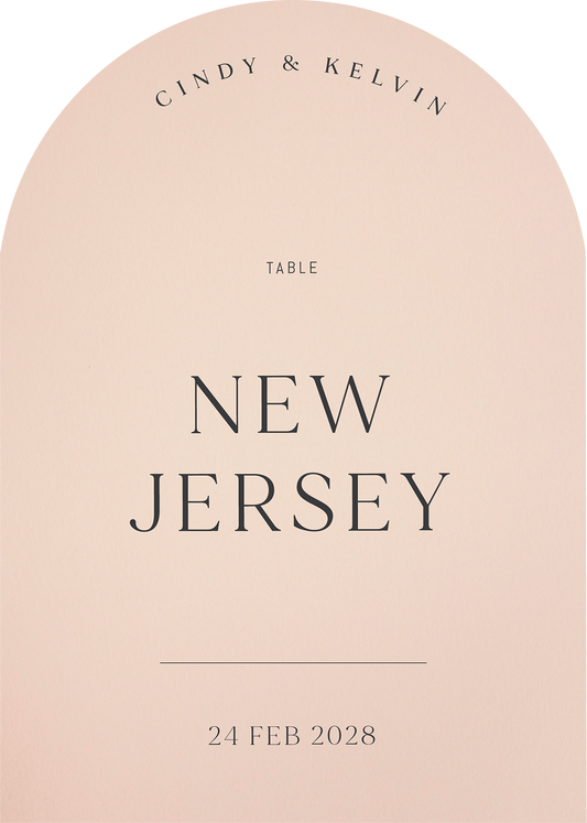 MinimalismeTable Number by Yunita Y.