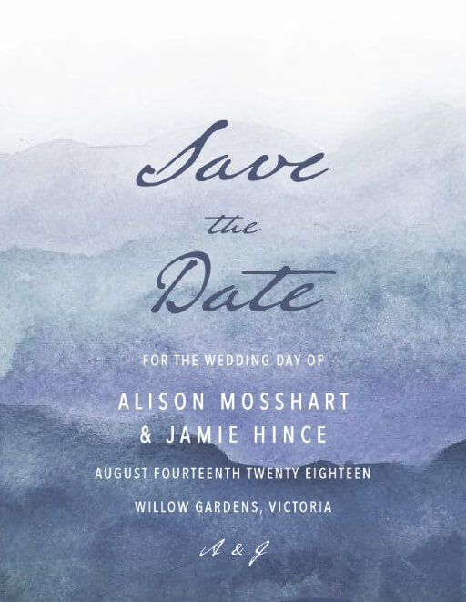 Mira Save The Date Cards by Shab M.