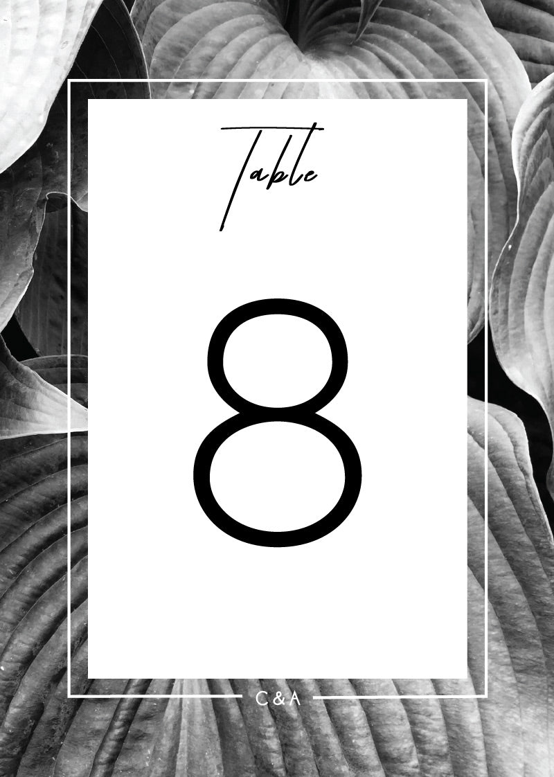 Modern ModeTable Number by Shab M.