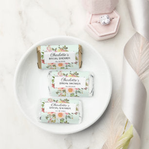Modern Flower Bridal Shower Hershey's Miniatures