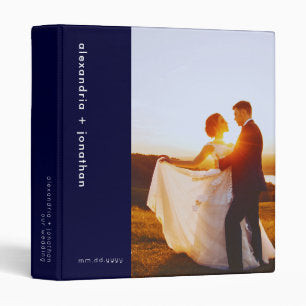 Modern Simple Wedding Photo Album 3 Ring Binder