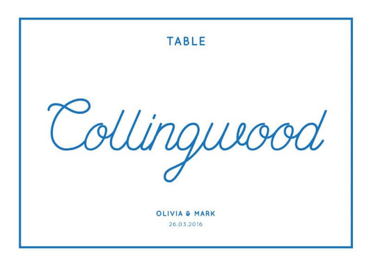 ModernTable Number by Amelia S.