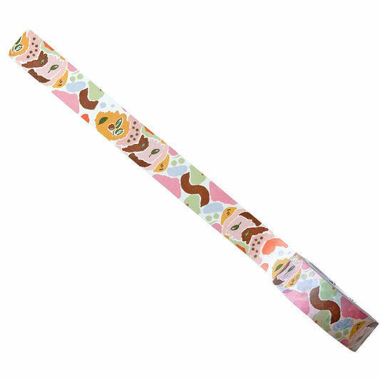 Decorative Washi Tape Featuring Colorful Modern Abstract Brushwork