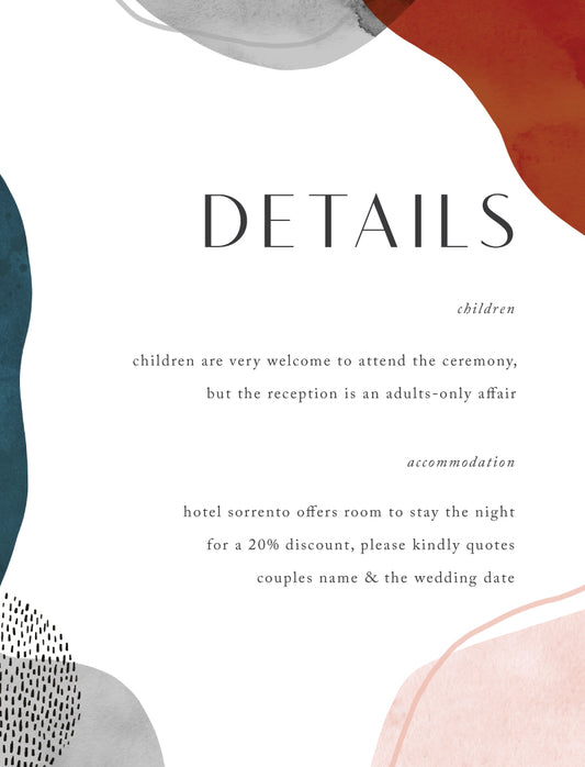 Mod Shapes Information Card by Joy