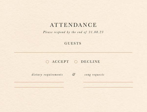 Native Sand RSVP Cards by Sam M.