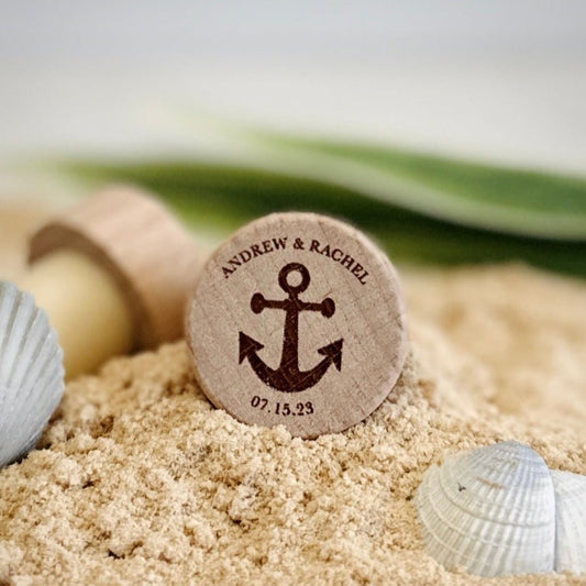 Nautical Wine Cork Favor