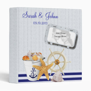 Nautical Theme Photo Keepsake Album Binder