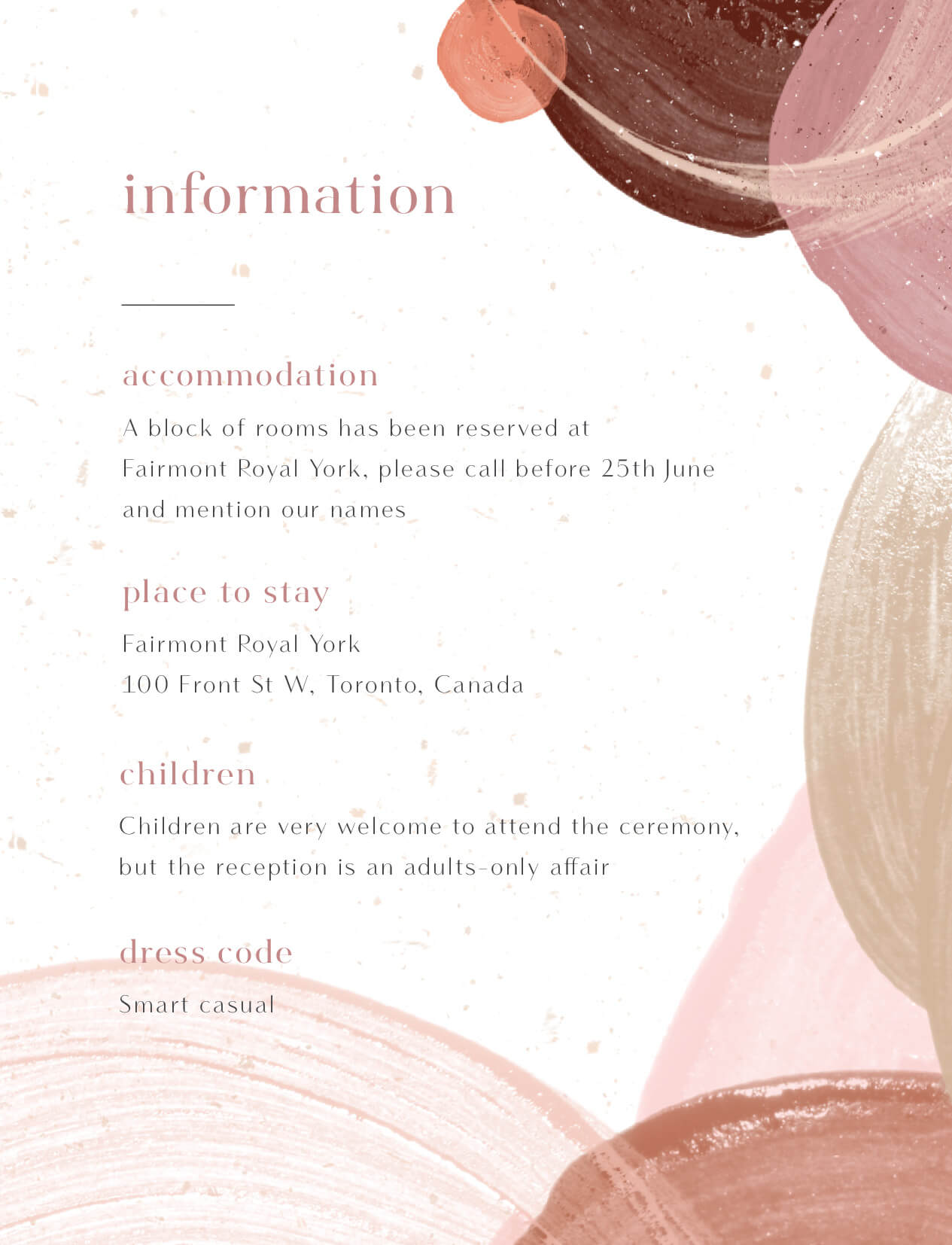 Neapolitan Information Card by Joy