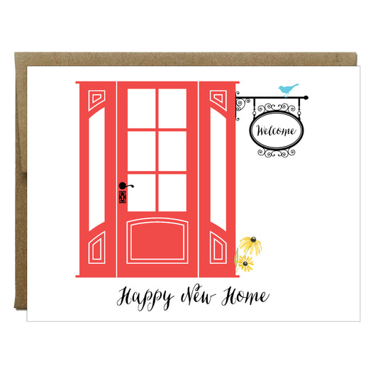 Happy New Home Housewarming Greeting Card