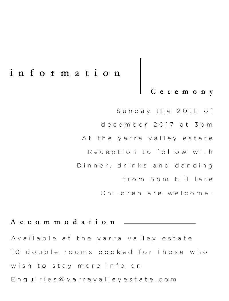 Nouveau Information Card by Shab M.