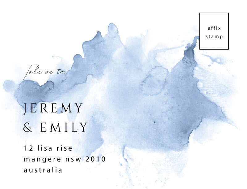 Ocean RSVP Cards by Jaimee L.