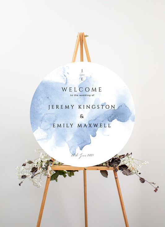 Ocean Wedding Sign by Jaimee L.