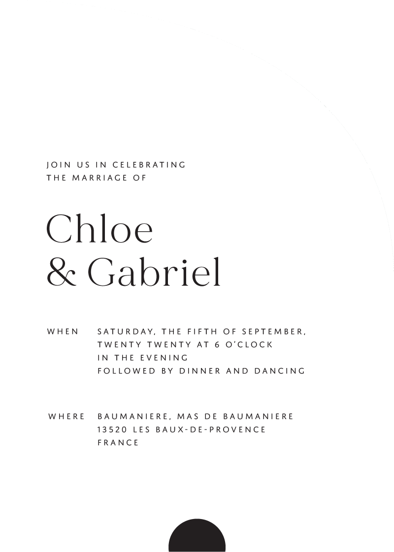 Oliva Wedding Invitations by Haley J.