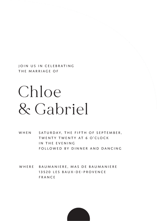 Oliva Wedding Invitations by Haley J.