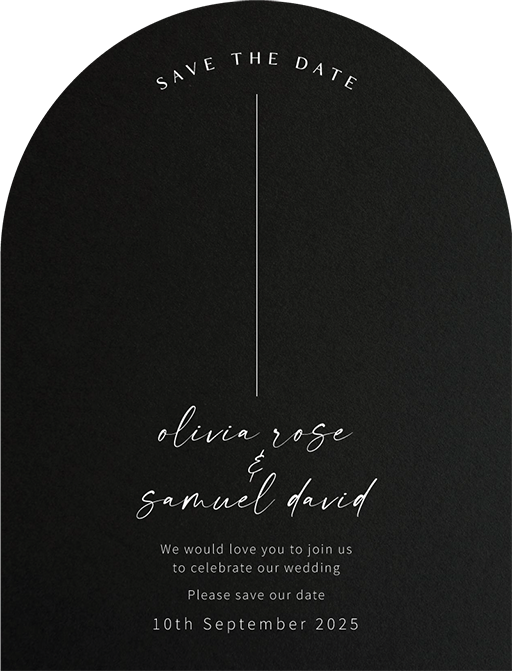 Olivia Save The Date Cards by Hannah R.