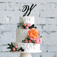 Monogram Wedding Cake Topper
