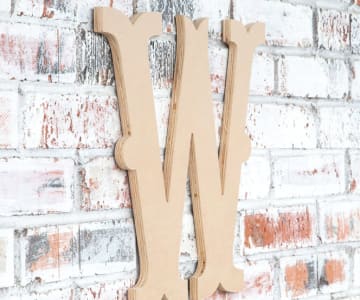 MDO Outdoor Wood Letters