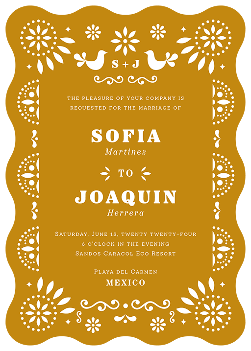 Paloma Wedding Invitations by Putri N.