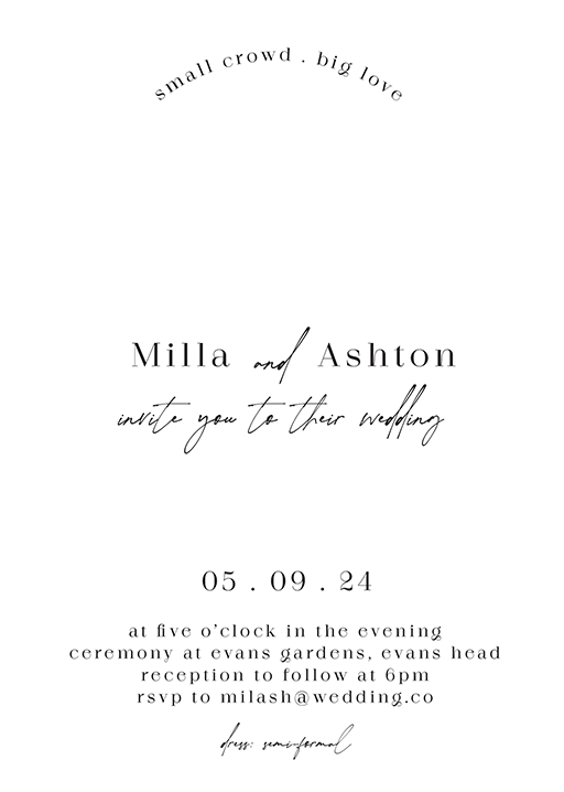 Pearl Wedding Invitations by Shab M.