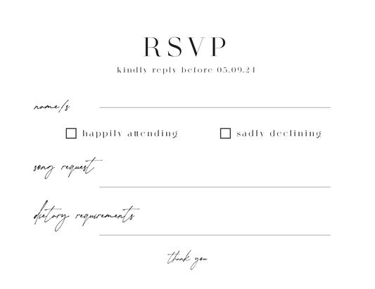 Pearl RSVP Cards by Shab M.