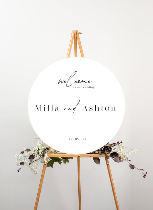 Pearl Wedding Sign by Shab M.