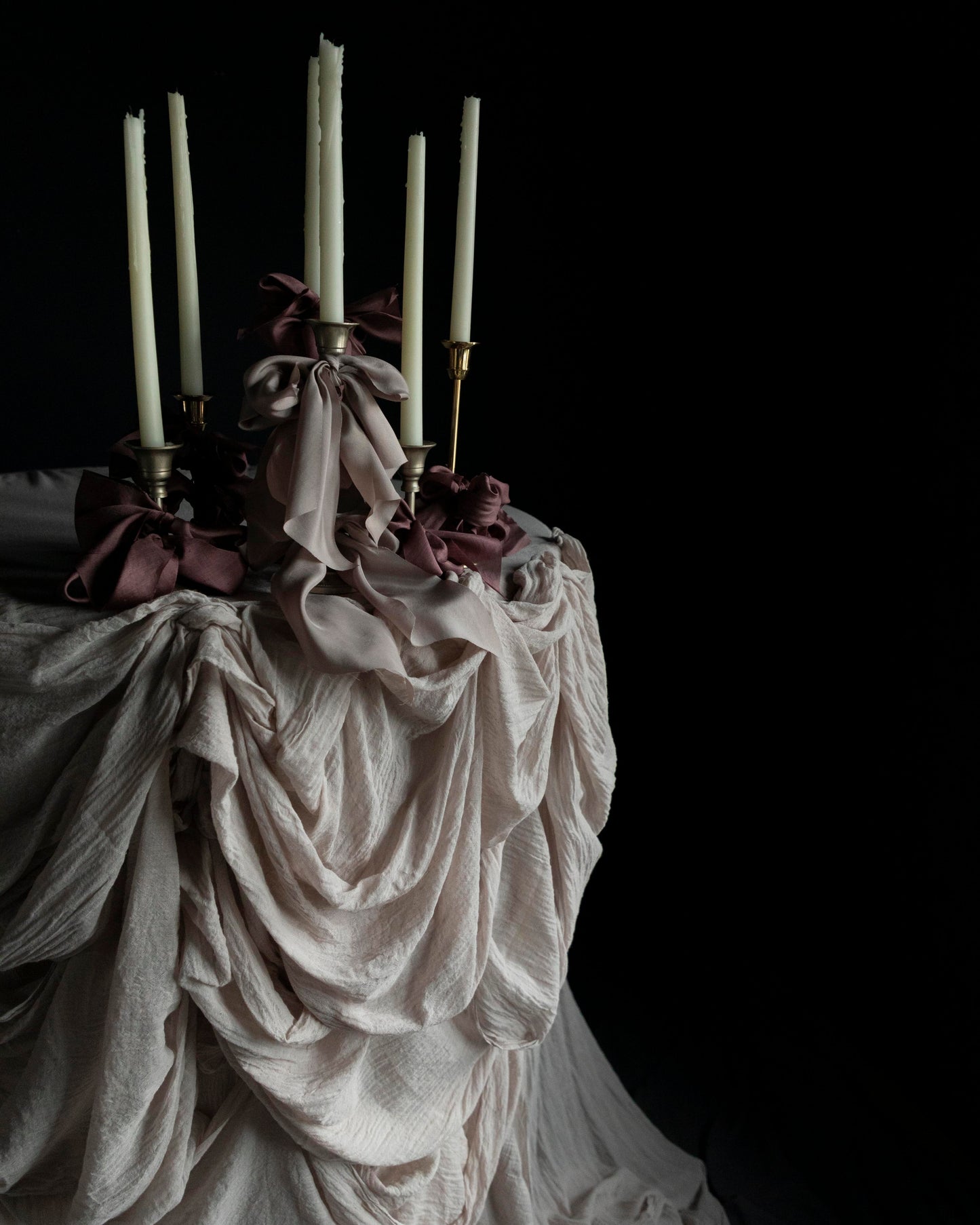 Pebble Gray Table Runner {Tight Weave}