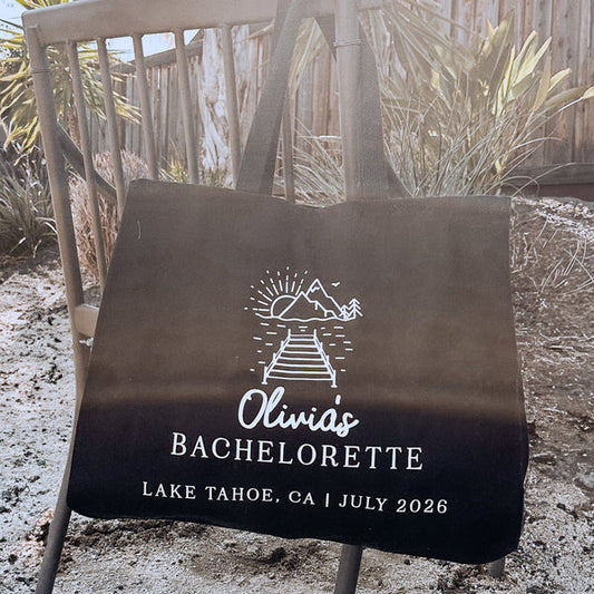 Personalized Bachelorette Beach Bag Custom Merch for Bachelorette Weekend