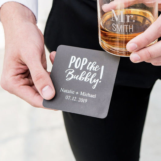 Personalized Wedding Coasters