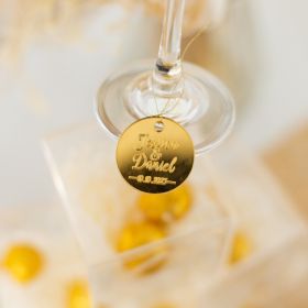 Clear Acrylic Wedding Table Sign - Welcome to Our Wedding