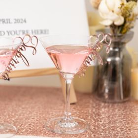 Clear Acrylic Wedding Table Sign - Welcome to Our Wedding