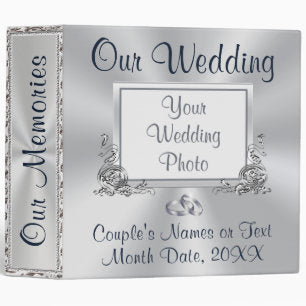 Photo and Personalized Wedding Photo Album Binder