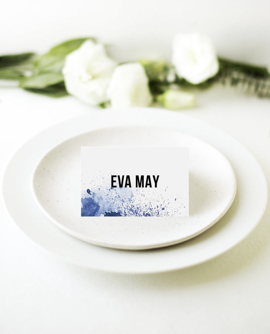 Watercolour SplashPlace Cards by Phabo R.