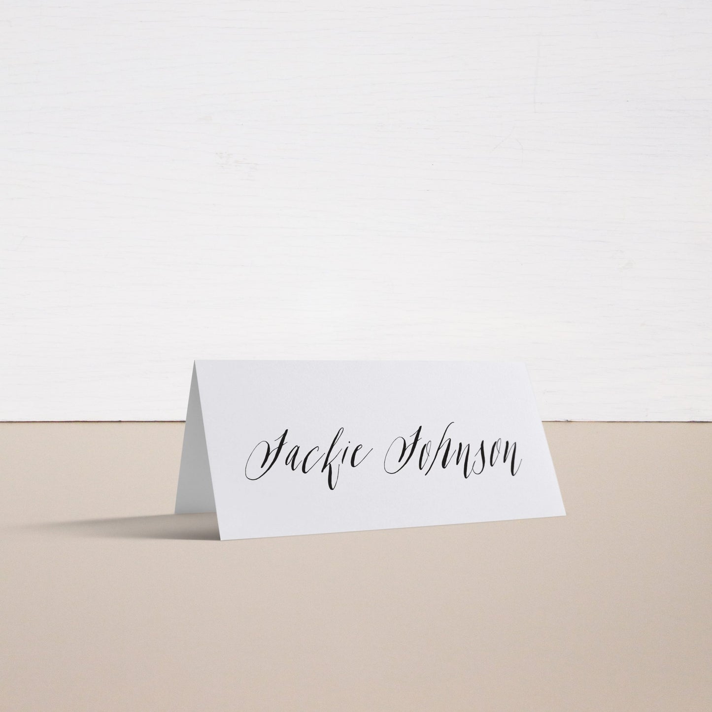 Modern Calligraphy Place And Escort Cards
