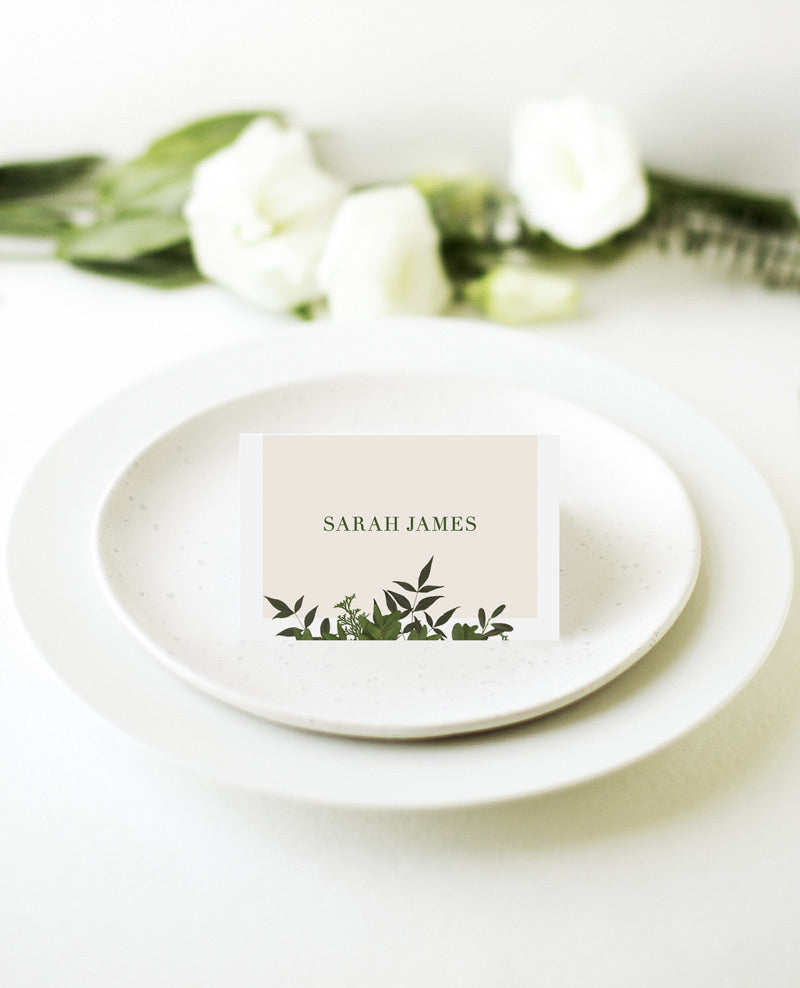 Mod BotanicalPlace Cards by Kaydi B.