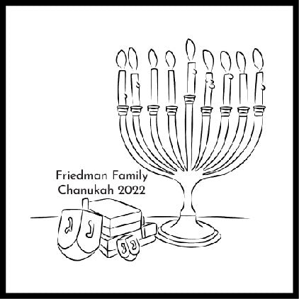 Menorah Design Placemat (More Colors Available)