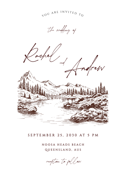 Potrey Wedding Invitations by Natya P.