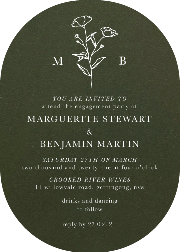 Printemps Engagement Invitations by Emma-Maree H.
