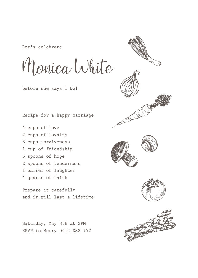 DeliziosoBridal Shower Invitation by Inggrid H.