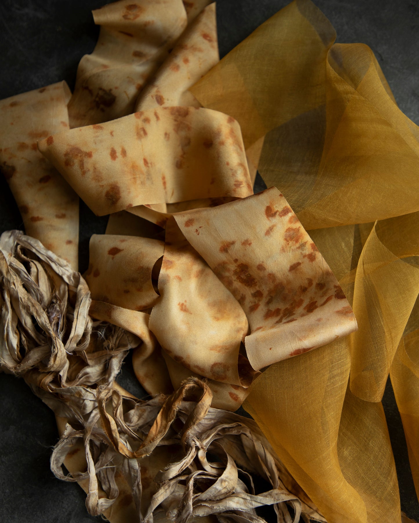 Golden-Ochre Hues Ribbon Bundle / Limited Edition