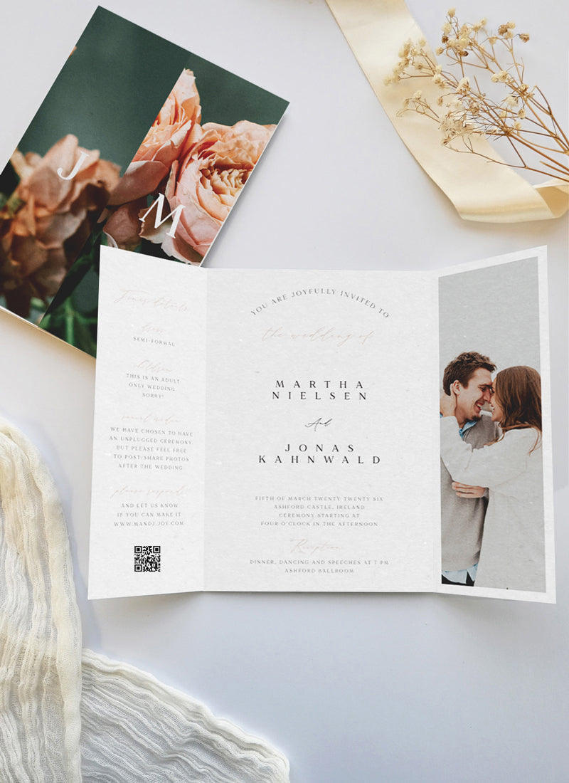 Rose Dawn Wedding Invitations by Shab M.