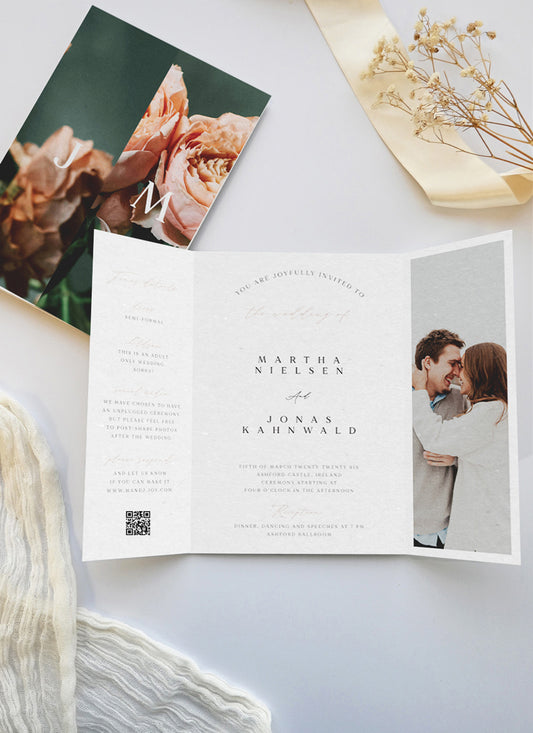 Rose Dawn Wedding Invitations by Shab M.