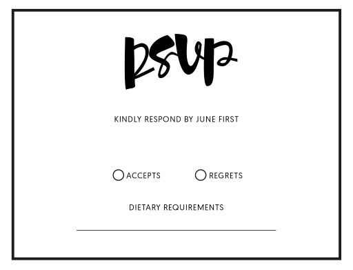 Foil Of Dreams RSVP Cards by Phabo R.