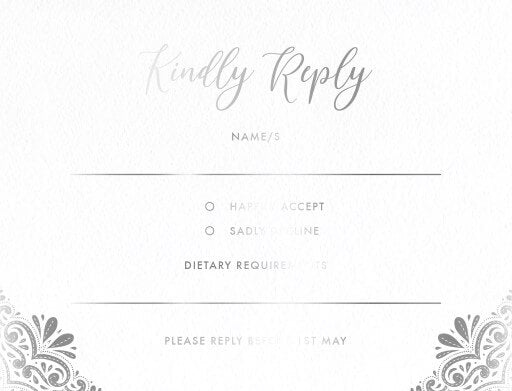 India RSVP Cards by Inggrid H.